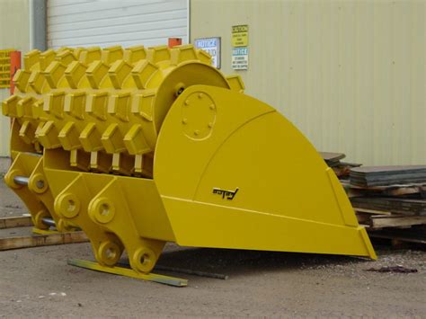 compaction wheel excavator attachment|roller compactor attachment for excavator.